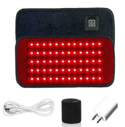 60 LEDs Red&Infrared Light Therapy Belt 850nm 660nm Healing Heat Pad Full Body - The Squeaky Toy
