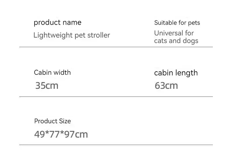 Pet Stroller Detachable and Easy Folding Travel Breathable Aluminum Cat Dog Baby with Storage Basket Outdoor Cat Dog Transporter