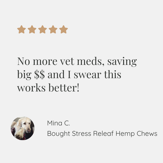 Testimonial for Stress Releaf Hemp Chews