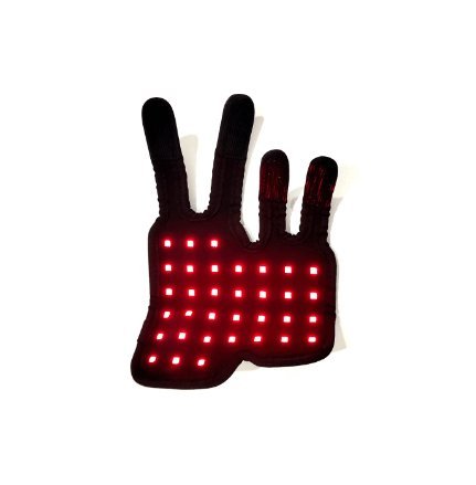 Unfolded LED Graphic Medical Grade Dog Infrared Red Light Therapy Leg Wrap - USB Rechargeable - The Squeaky Toy