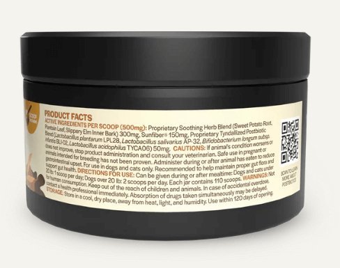 Packaging Detail Optimal Canine Health: Postbiotic Supplement for Dogs - The Squeaky Toy