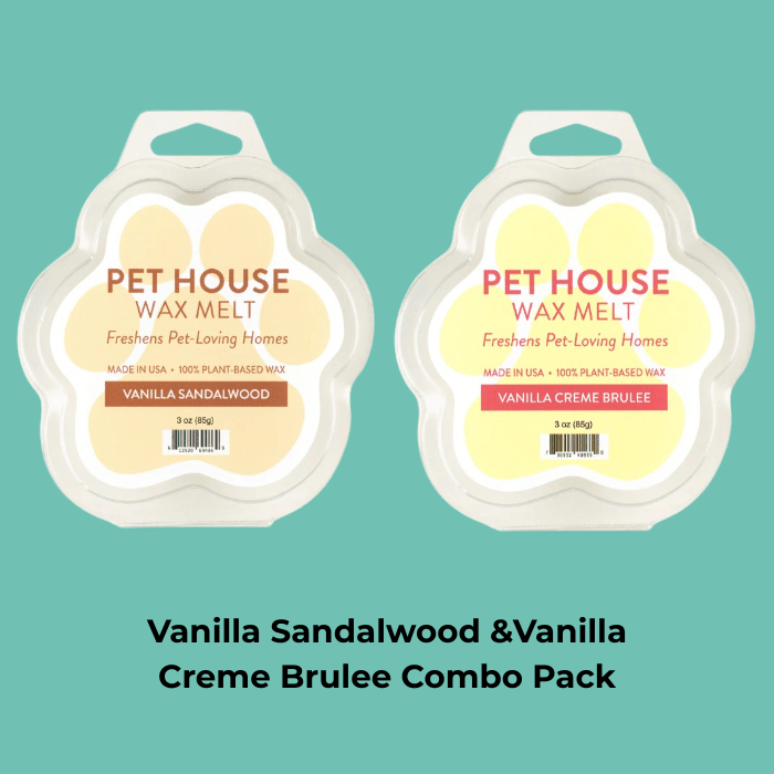 Combo Pack Pet - Friendly Freshness: Odor - Neutralizing Candle & Wax Melts for Pet Homes - The Squeaky Toy