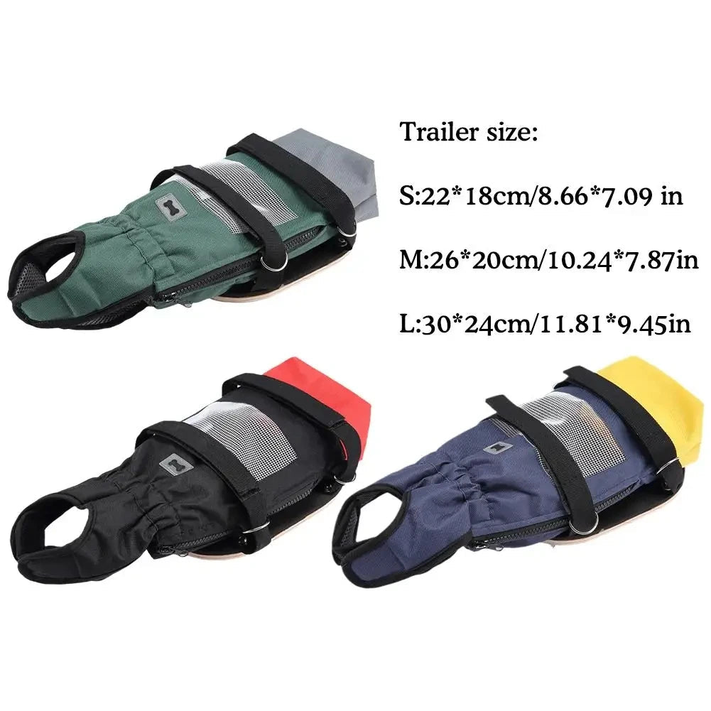 Pet Walking Scooter – Mobility Aid for Paralyzed Dogs & Cats, Comfortable Chest & Limb Support, Durable Nylon, Lightweight & Easy to Use - The Squeaky Toy