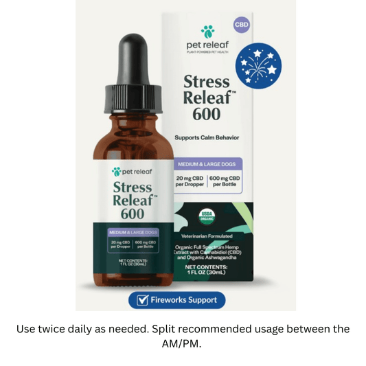 Stress Releaf Calming Hemp Oil - for Large - Xl Dogs ($80.00) - The Squeaky Toy