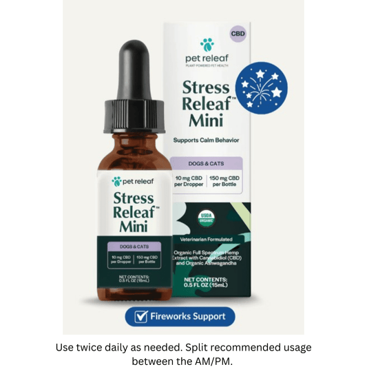 Stress Releaf Hemp Oil MINI - for ALL Dogs ($28.00) - The Squeaky Toy