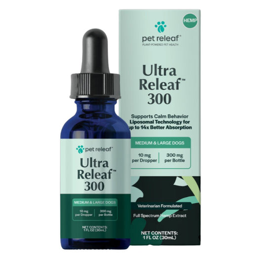 Ultra Releaf Liposomal Hemp Oil - 14x absorption for Medium & Large Dogs ($79.99) - The Squeaky Toy