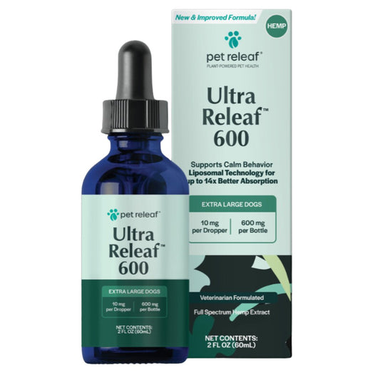 Ultra Releaf Liposomal Hemp Oil - 14x absorption for Xtra Large Dogs ($143.99) - The Squeaky Toy
