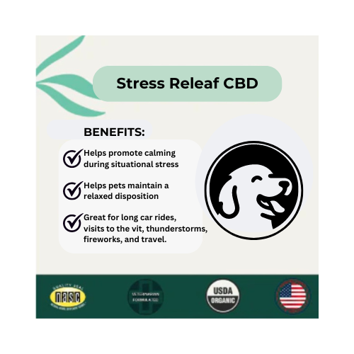 Stress Releaf Hemp Edibites For Medium & Large Dogs – Peanut Butter