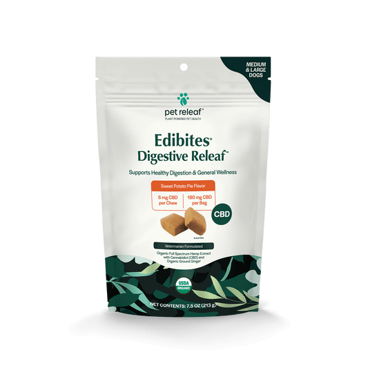 Digestive Chews for Medium and Large Dogs with Stomach Distress