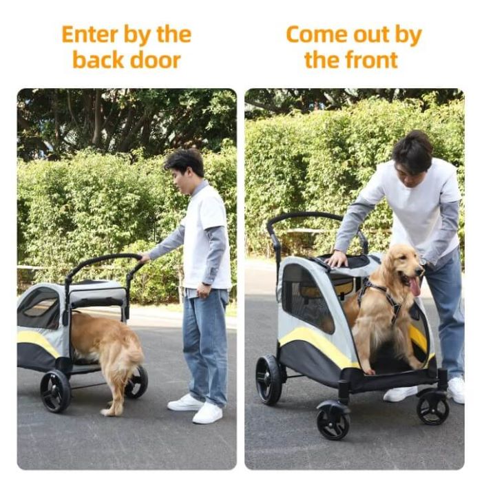 Extra Large 4-Wheeled Pet Jogger/Stroller