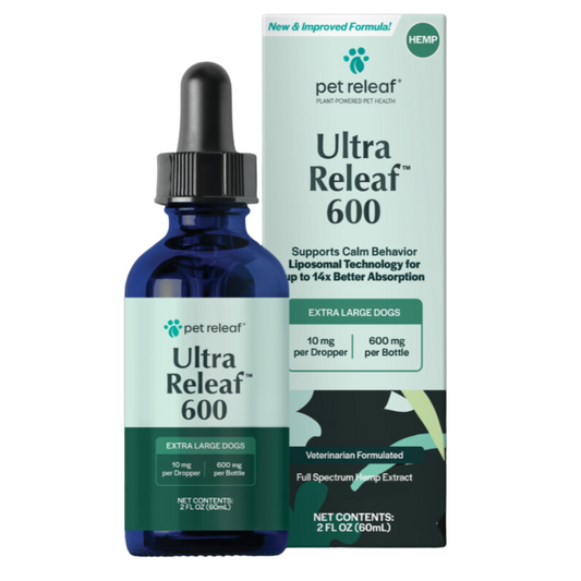 Ultra Releaf 600mg Liposomes CBD Oil For XL Dogs