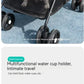 Pet Stroller Detachable and Easy Folding Travel Breathable Aluminum Cat Dog Baby with Storage Basket Outdoor Cat Dog Transporter