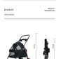 Pet Stroller Detachable and Easy Folding Travel Breathable Aluminum Cat Dog Baby with Storage Basket Outdoor Cat Dog Transporter