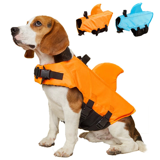 🐾 Dog Life Jacket – Adjustable & Durable Dog Life Vest for Swimming Safety, Easy-Grab Handle (6 Sizes: XS-XXL)