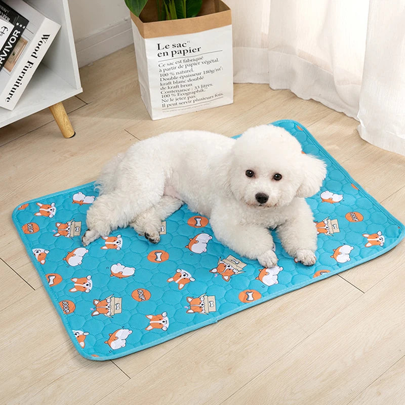 Washable Reusable Pet Pee Pad - Four-Layer Waterproof Dog Training Pad Pet Bed Urine Mat for Pet Car Seat Cover Pet Accessory