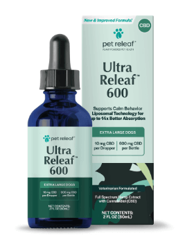 Ultra Releaf 600mg Liposomes CBD Oil For XL Dogs
