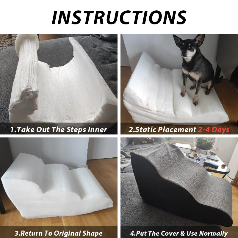 Memory Foam Stairs For Small Dogs