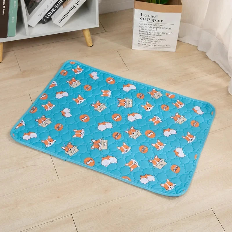 Washable Reusable Pet Pee Pad - Four-Layer Waterproof Dog Training Pad Pet Bed Urine Mat for Pet Car Seat Cover Pet Accessory