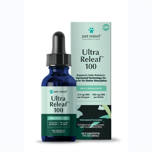 Ultra Relief Liposomes Hemp/CBD Oil - 14x absorption for Small Dogs & Cats