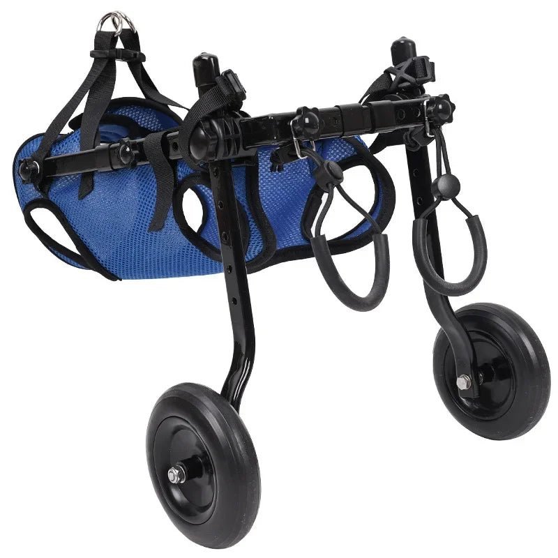 Adjustable Pet Walk Booster Walking Wheels Durable Pet Hind Legs Bracket Blue Pet Walk Tool Cat Recovery Aid Car Disability Dog - The Squeaky Toy