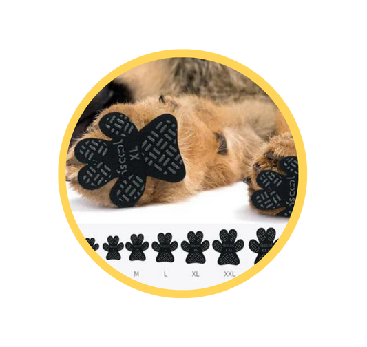 4pcs Dog Anti-Slip Paw Traction Stickers | Waterproof, Comfortable, and Durable Paw Protectors