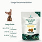 Dosage Chart Hip and Joint Releaf for Aging Dogs - Organic Hemp Chews for Small Dogs ($24.99) - The Squeaky Toy