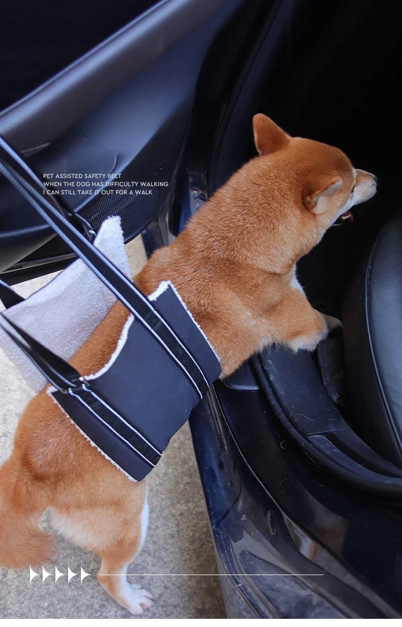 Hip Support Sling - Assistance into vehicles, Support for Disabled, Injured, and Elderly Dogs - The Squeaky Toy