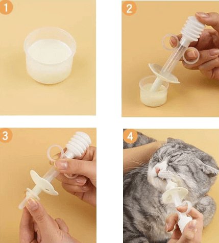 Multi - Functional Medication Syringe for Dogs and Cats - The Squeaky Toy