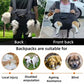 Outdoor Backpack Carrier Full Body Dog Sling with Handle Dog Lift Harnesses for Puppy Elderly Disabled Dog - The Squeaky Toy