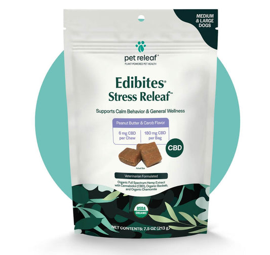 Stress chews with CBD for medium and large dogs