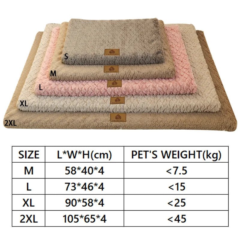 Orthopedic Memory Foam Dog Bed – Waterproof Crate Mat with Removable Washable Faux Fur Cover – Anti - Slip Bottom for Medium to XXL Pets - The Squeaky Toy