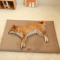 Orthopedic Memory Foam Dog Bed – Waterproof Crate Mat with Removable Washable Faux Fur Cover – Anti - Slip Bottom for Medium to XXL Pets - The Squeaky Toy