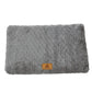 Orthopedic Memory Foam Dog Bed – Waterproof Crate Mat with Removable Washable Faux Fur Cover – Anti - Slip Bottom for Medium to XXL Pets - The Squeaky Toy