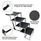 Xtra Wide Heavy Duty Aluminum Steps for Vehicles - Lightweight and Portable holds150 lbs - The Squeaky Toy
